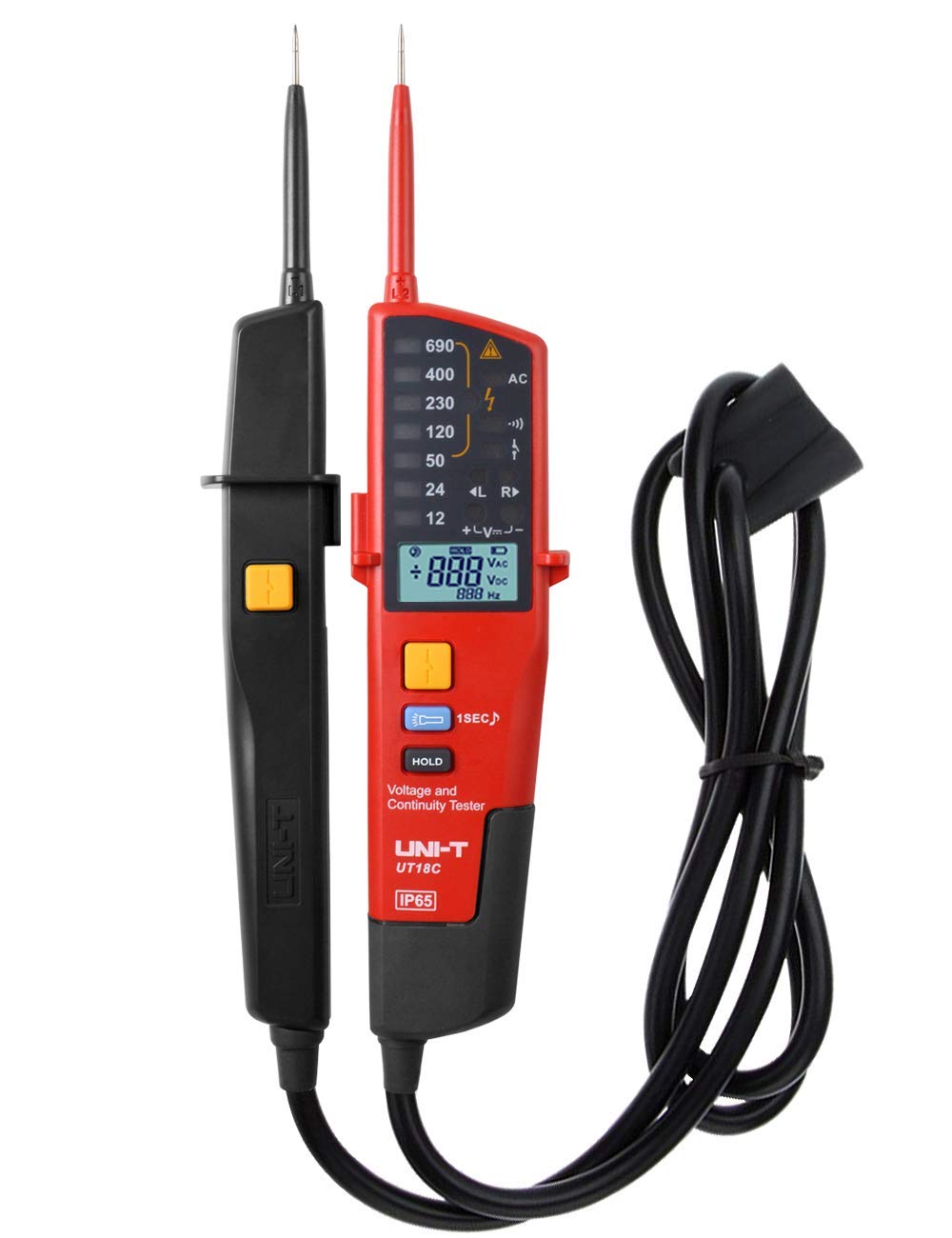 UNI-T UT18C Wasserdichte Spannungsprüfer mit LCD-Anzeige