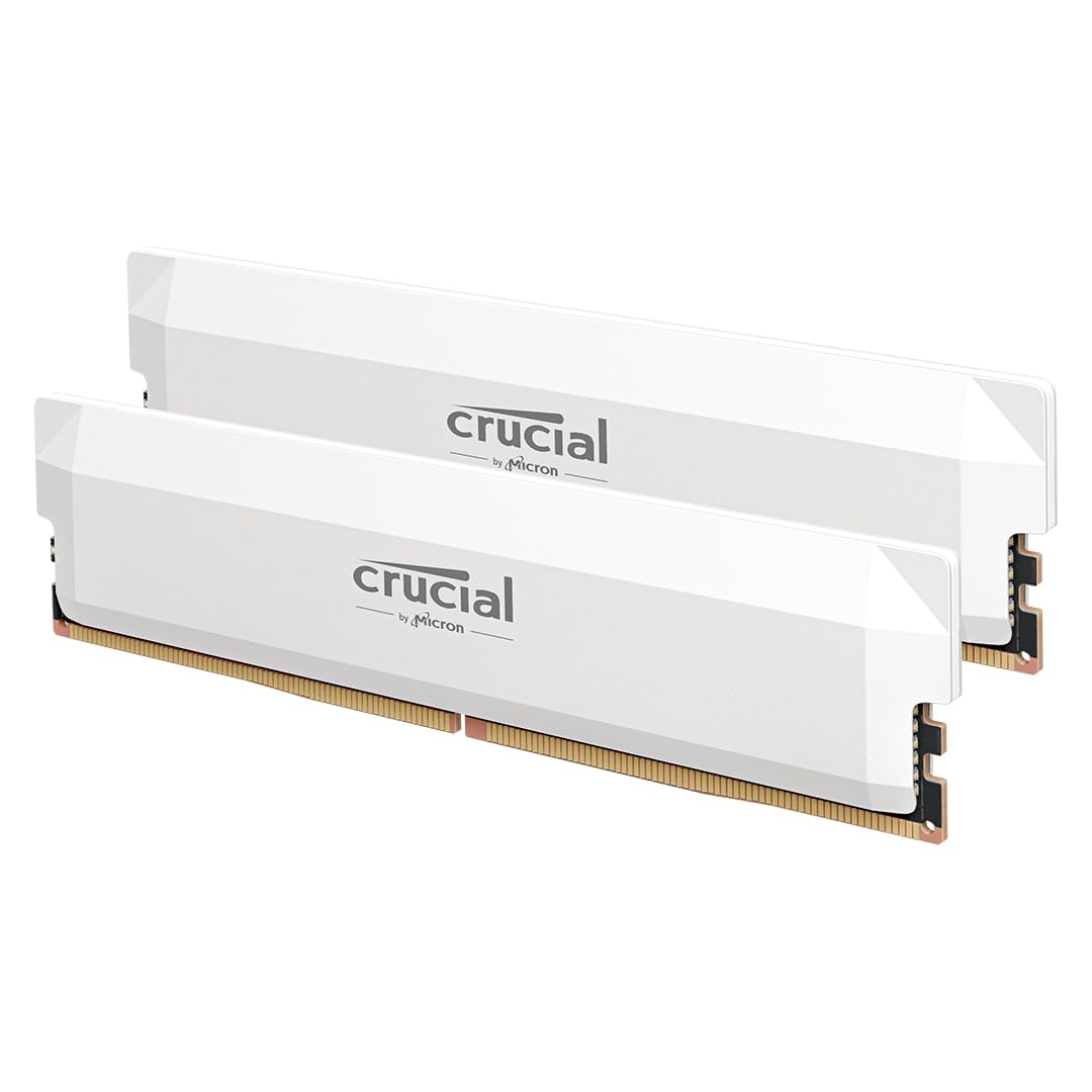 Crucial Pro DDR5 RAM 32GB Kit in Weiß