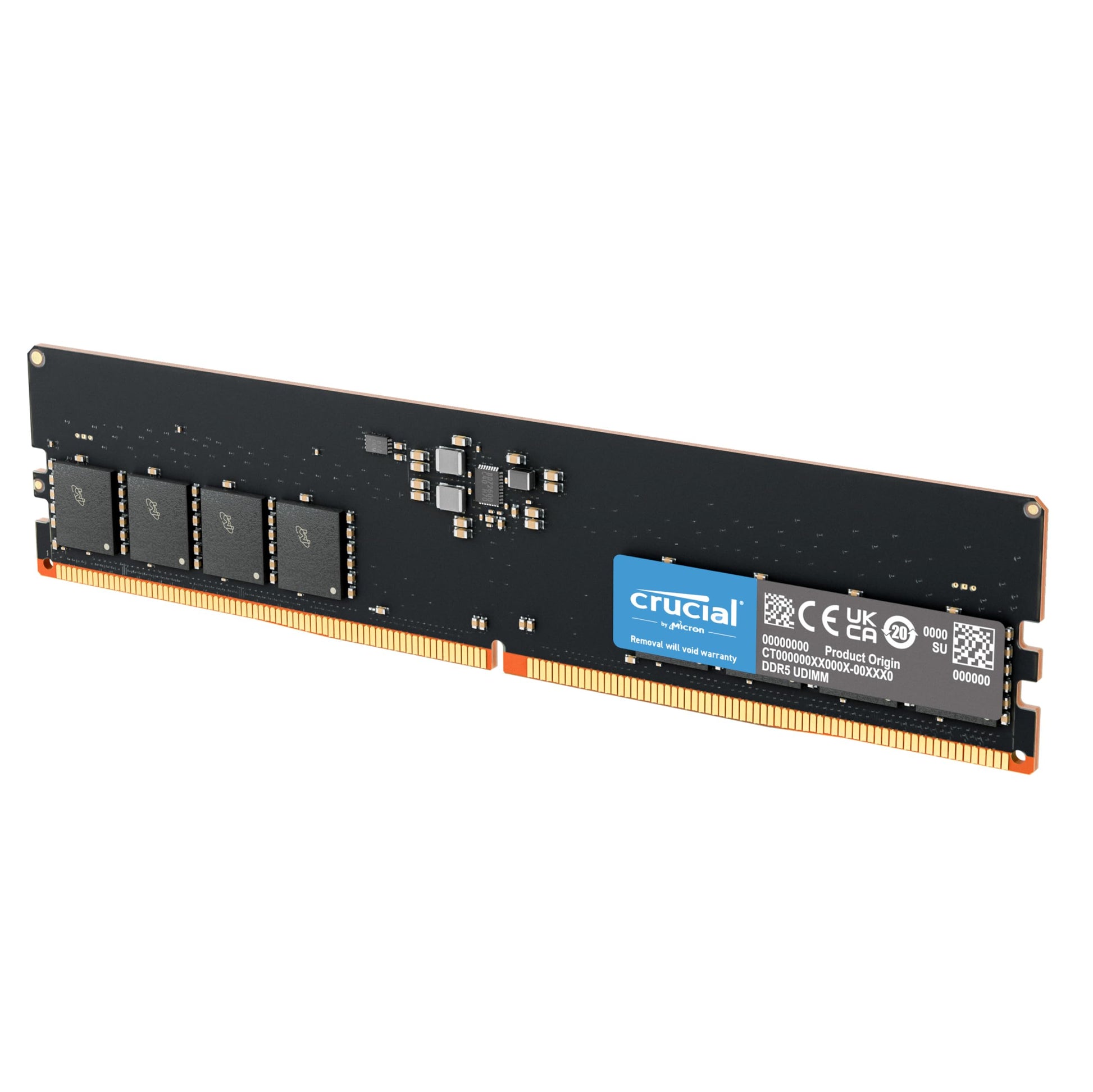 Crucial DDR5 RAM 8GB 4800MHz CL40 CT8G48C40U5