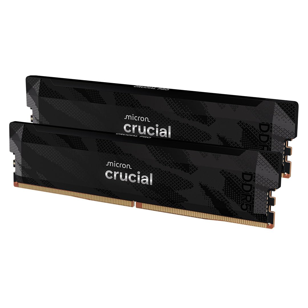 Crucial Pro DDR5 RAM 32GB Kit 6400MHz CL32 in Schwarz