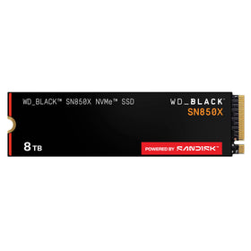 Sandisk WD_BLACK SN850X 8TB NVMe SSD 7200MB/s Schwarz