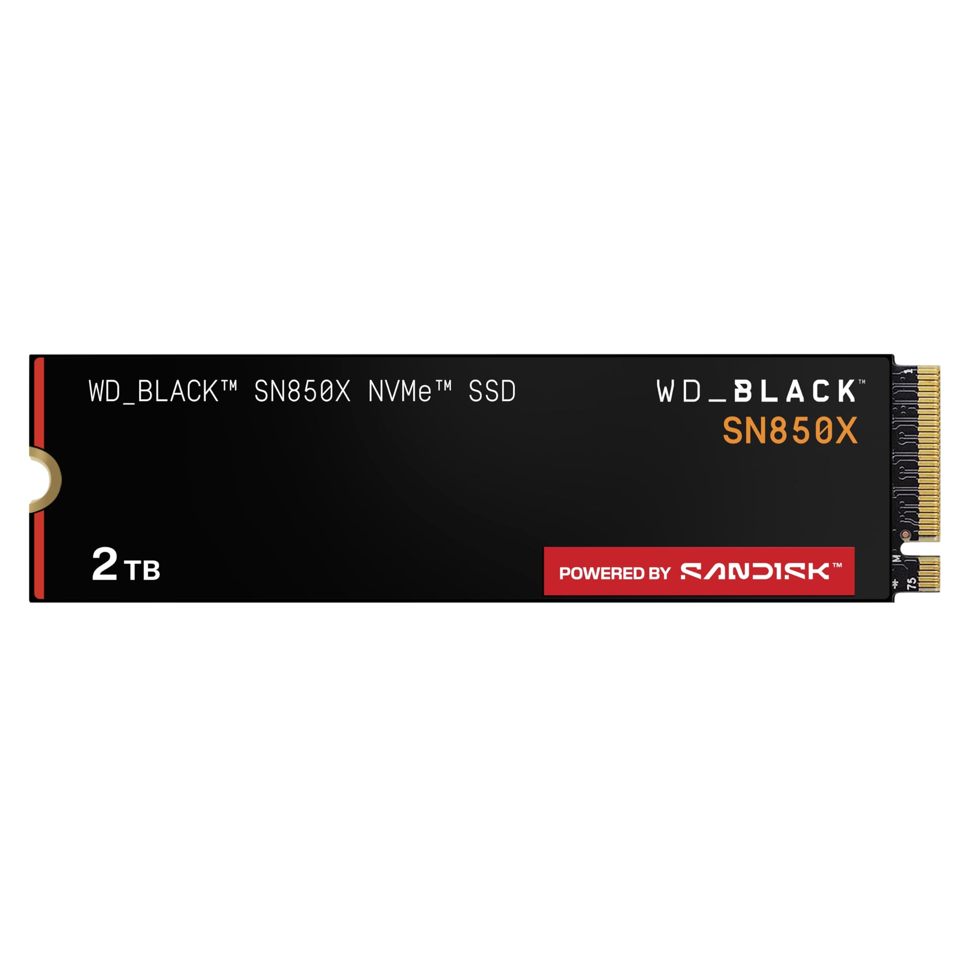 Sandisk WD_BLACK SN850X 2 TB NVMe SSD in Schwarz