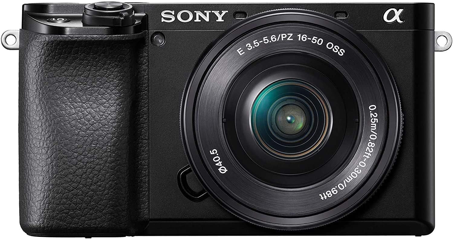 Sony Alpha 6100 Kamera mit 16-50mm Objektiv in schwarz