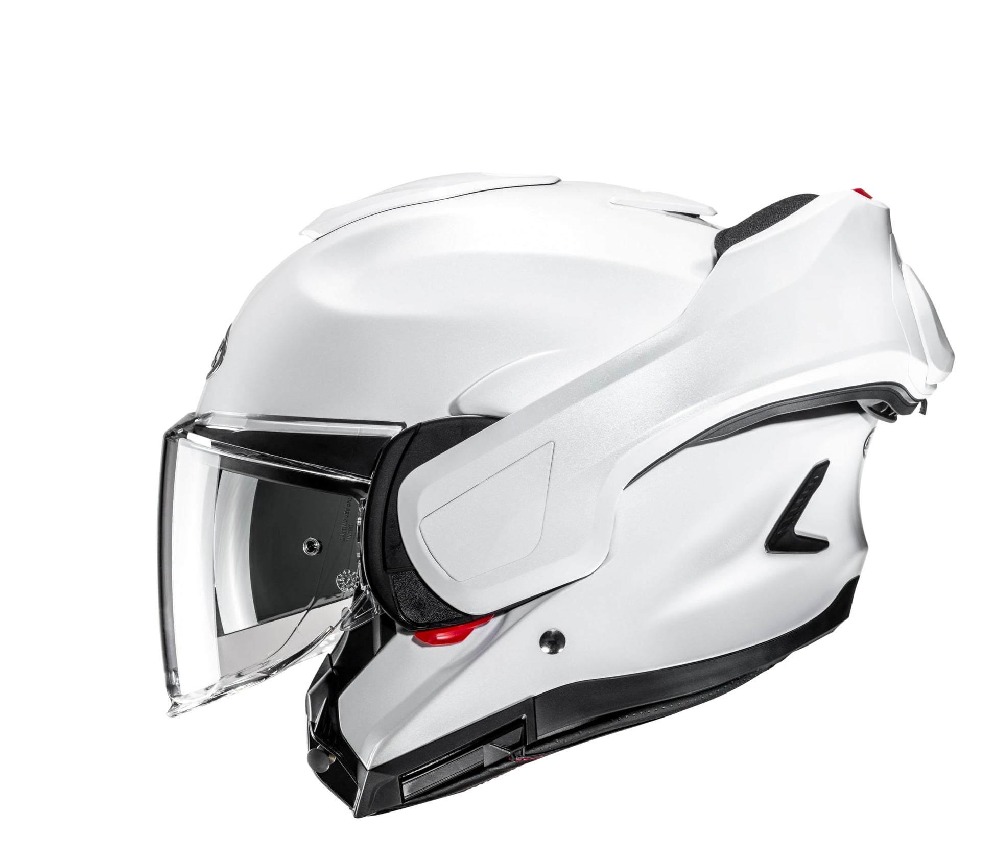 HJC F100 Modularer Motorradhelm in Pearl White, Größe XS