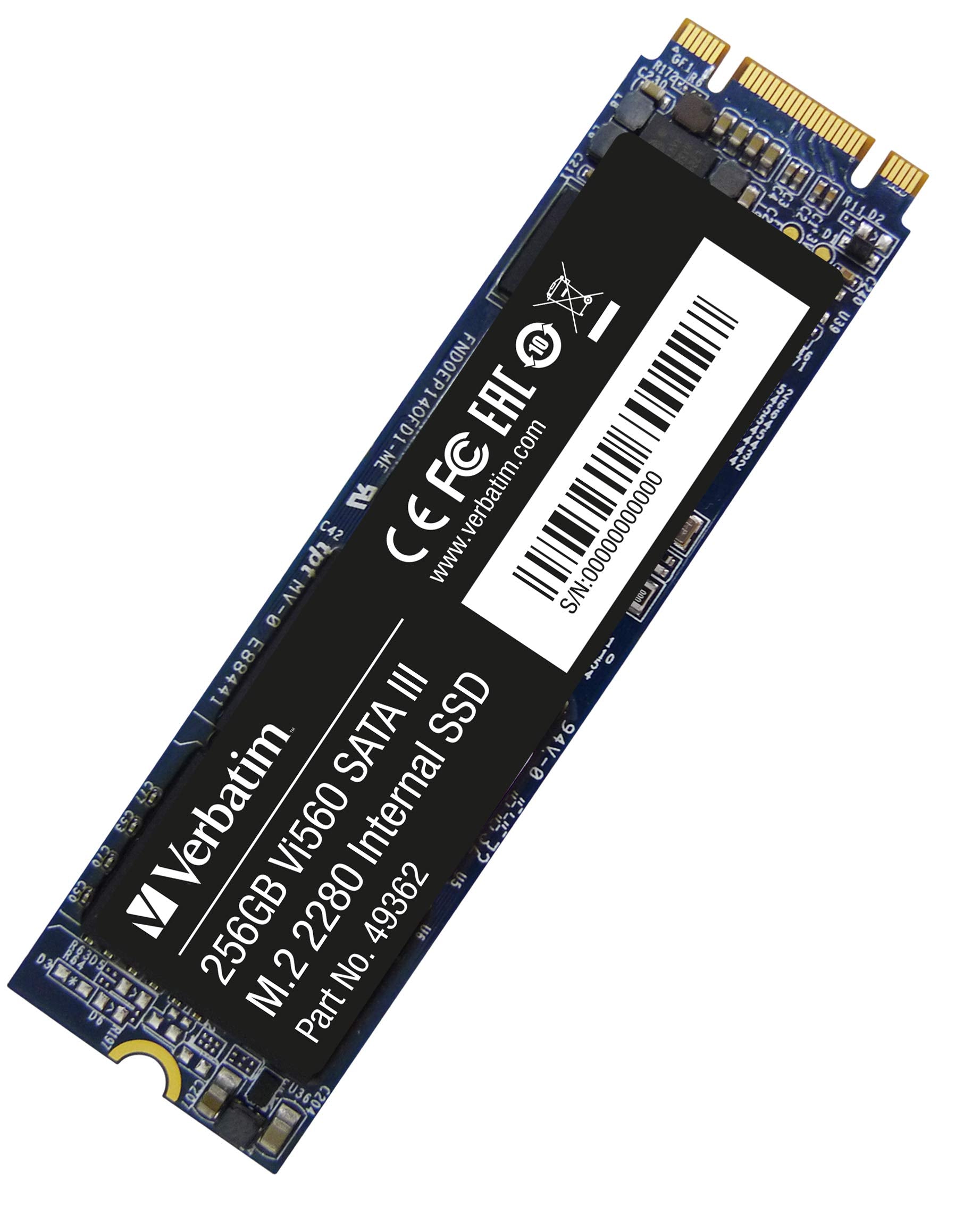 Verbatim Vi560 S3 SSD 256 GB internes SATA III M.2 2280 Laufwerk