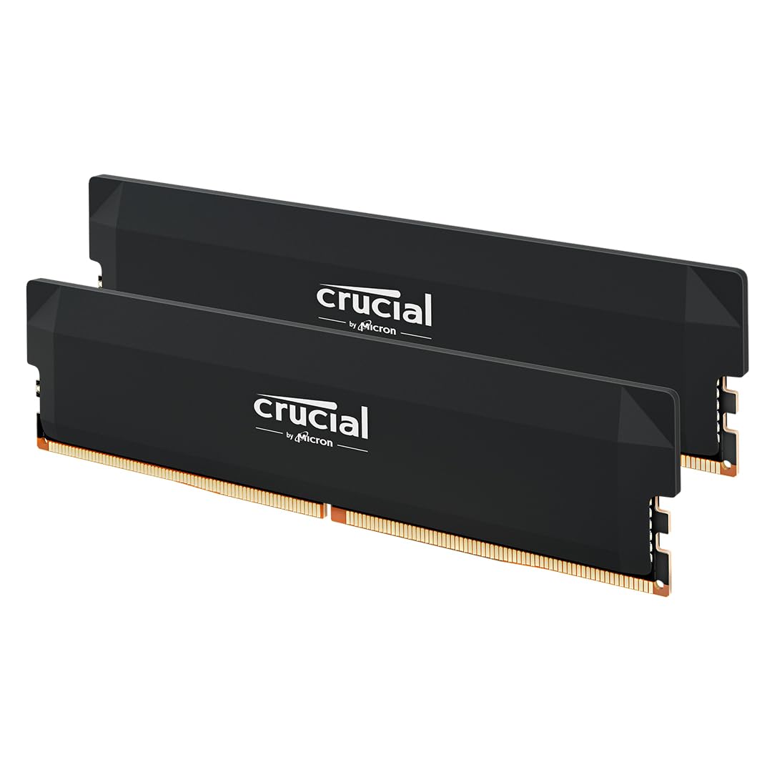 Crucial Pro DDR5 RAM 32GB Kit 6000MHz CL36 Schwarz