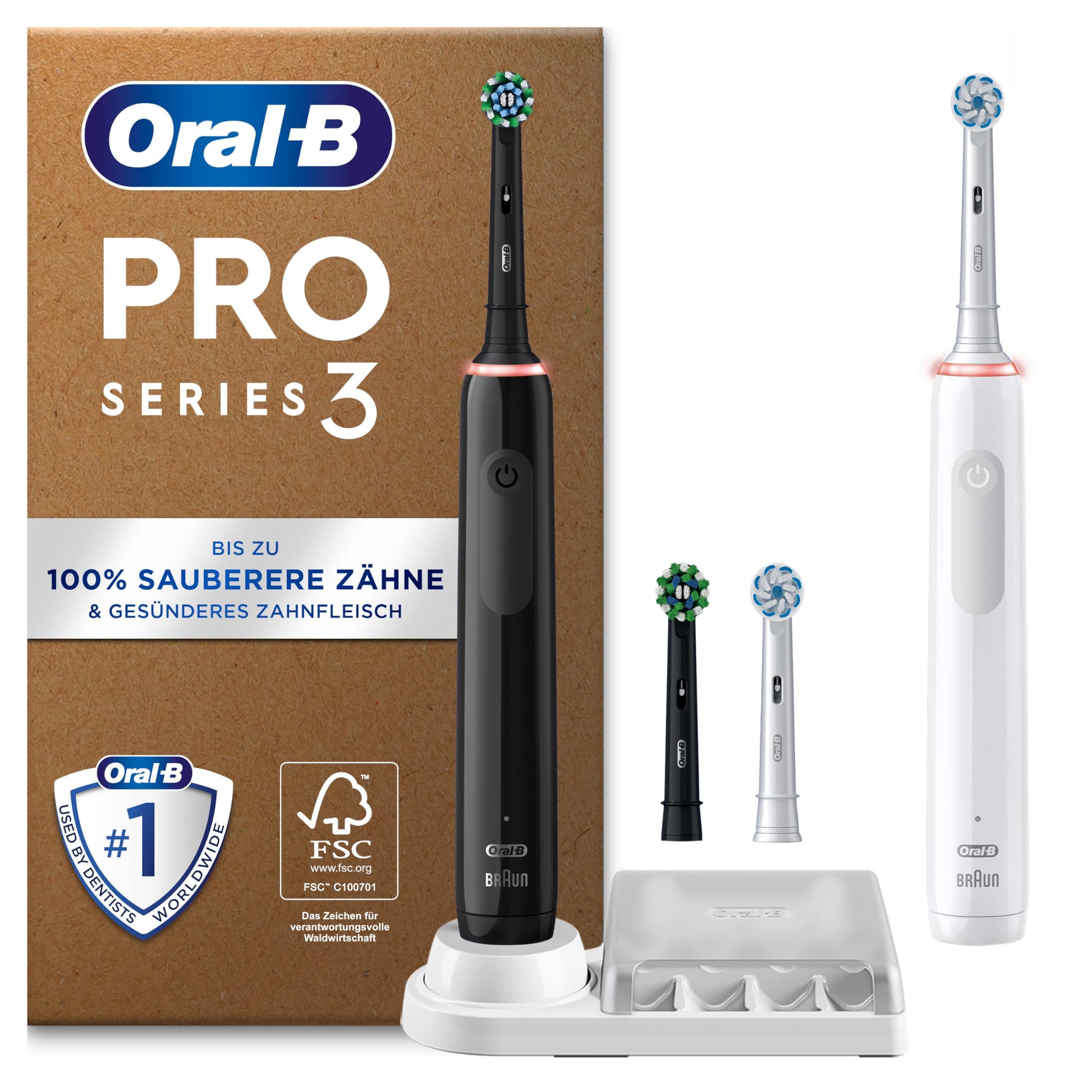 Oral-B Pro Series 3 Elektrische Zahnbürste Doppelpack