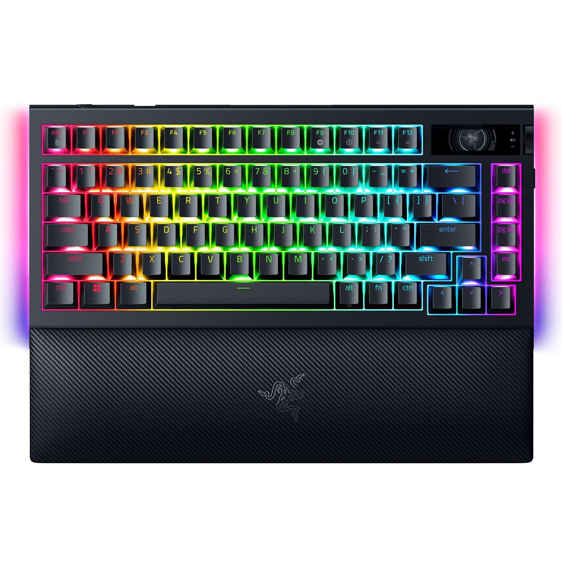 Razer BlackWidow V4 Pro 75% kabellose Gaming-Tastatur mit OLED-Display