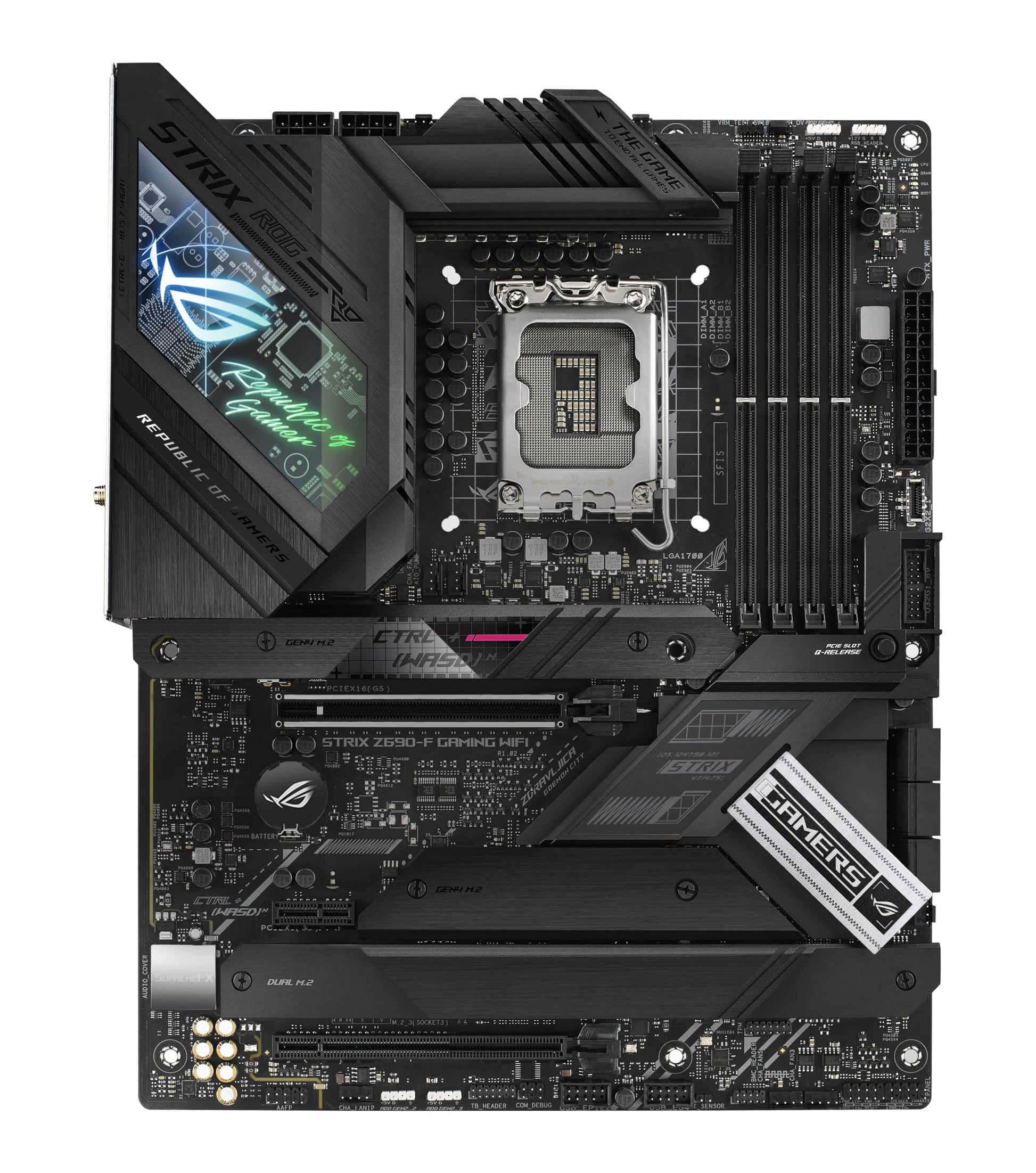ASUS ROG Strix Z690-F Gaming WiFi Mainboard mit DDR5 und PCIe 5.0